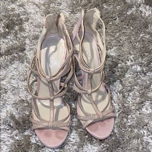 Pink Strappy Heels